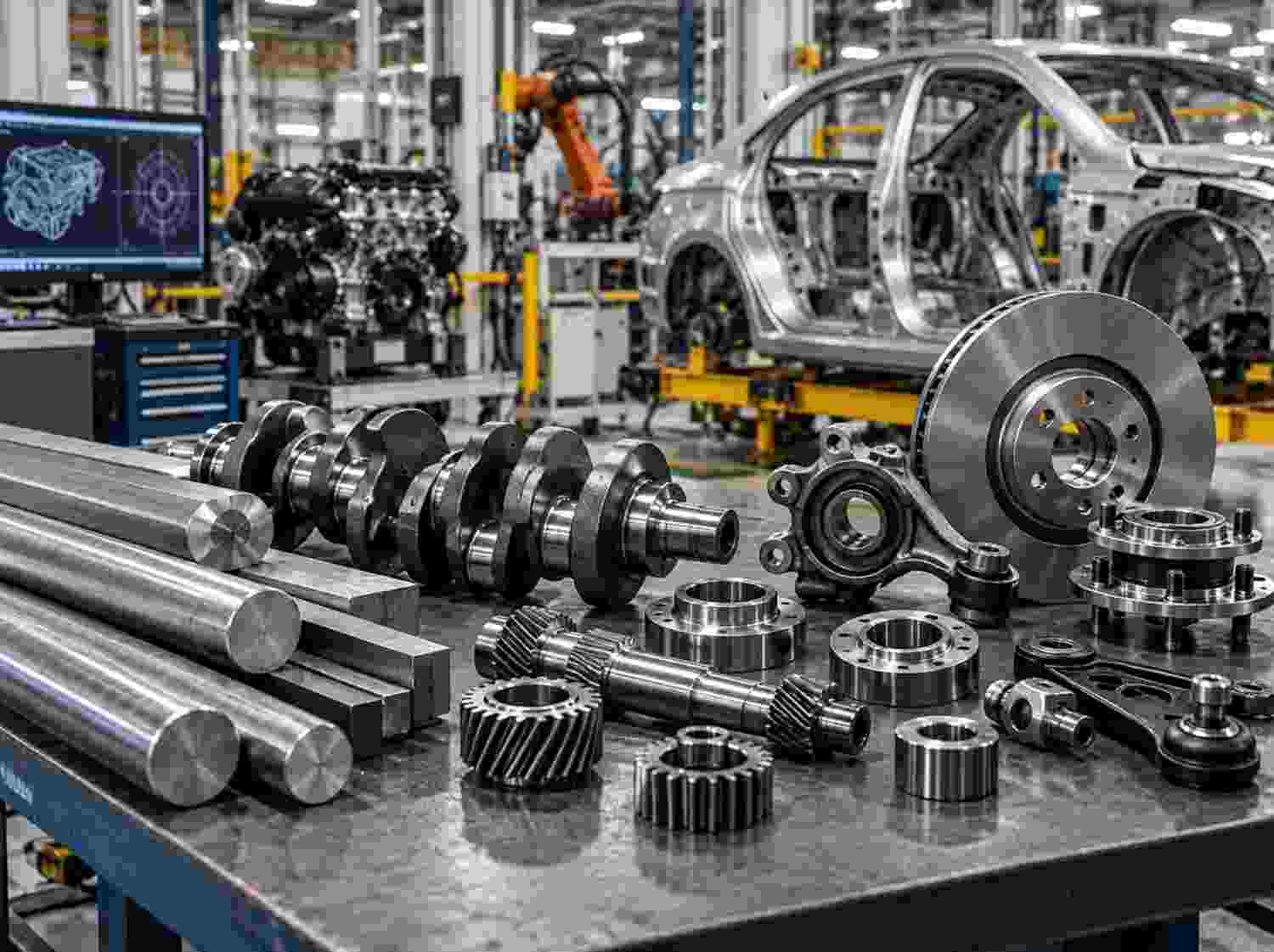 Steel grades supplied for Automotive & Auto Components