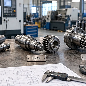 EN19 vs EN24: How to Choose the Right Steel Grade for Shafts, Gears and Machined Components